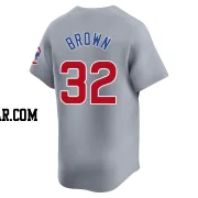 Ben Brown Men's Chicago Cubs Gray Limited Road Jersey