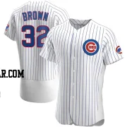 Ben Brown Men's Chicago Cubs White Authentic Home Jersey