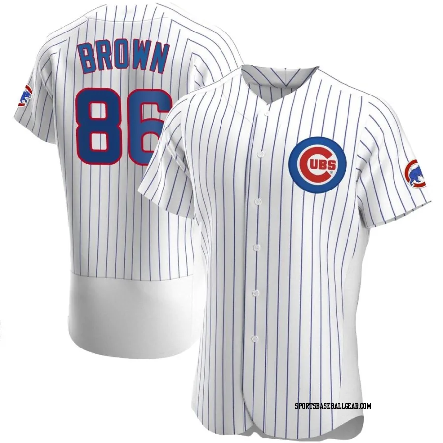 Ben Brown Men's Chicago Cubs White Authentic Home Jersey