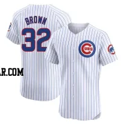 Ben Brown Men's Chicago Cubs White Elite Home Jersey