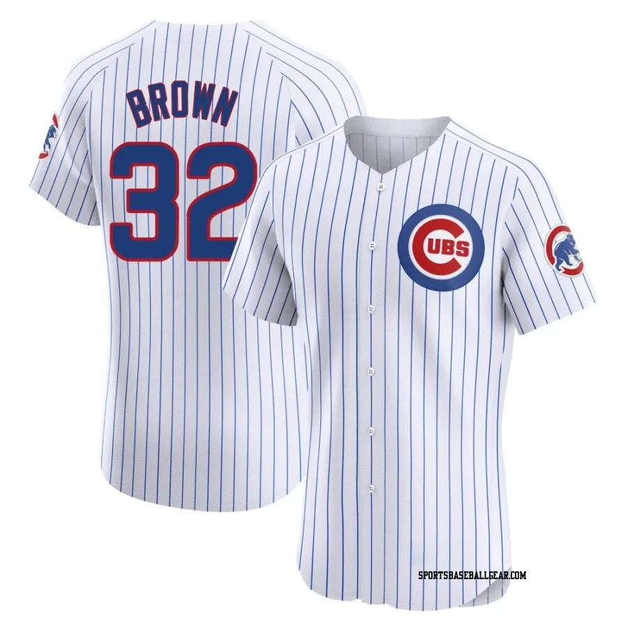 Ben Brown Men's Chicago Cubs White Elite Home Jersey