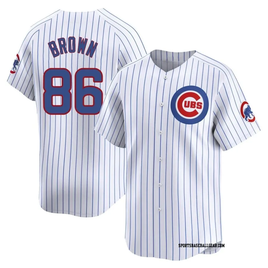 Ben Brown Men's Chicago Cubs White Limited Home Jersey