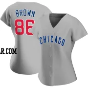 Ben Brown Women's Chicago Cubs Gray Replica Road Jersey