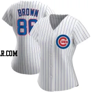 Ben Brown Women's Chicago Cubs White Authentic Home Jersey