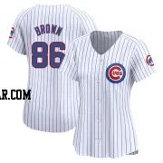 Ben Brown Women's Chicago Cubs White Limited Home Jersey