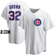 Ben Brown Youth Chicago Cubs White Replica Home Jersey