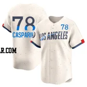 Ben Casparius Men's Los Angeles Dodgers Cream Limited 2024 City Connect Jersey