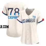 Ben Casparius Women's Los Angeles Dodgers Cream Limited 2024 City Connect Jersey