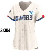 Ben Casparius Women's Los Angeles Dodgers Cream Limited 2024 City Connect Jersey