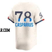 Ben Casparius Youth Los Angeles Dodgers Cream Limited 2024 City Connect Jersey