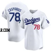 Ben Casparius Youth Los Angeles Dodgers White Limited 2024 World Tour Seoul Series Home Jersey