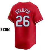 Ben DeLuzio Men's St. Louis Cardinals Red Limited 2024 City Connect Jersey