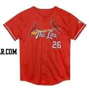 Ben DeLuzio Toddler St. Louis Cardinals Red Limited Preschool 2024 City Connect Jersey