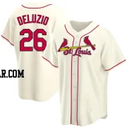 Ben DeLuzio Youth St. Louis Cardinals Cream Replica Alternate Jersey