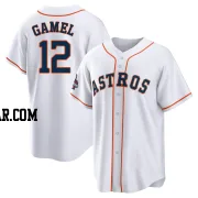 Ben Gamel Men's Houston Astros White Game Replica 2022 World Series Champions Home Jersey