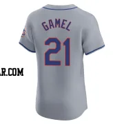 Ben Gamel Men's New York Mets Gray Elite Road Jersey