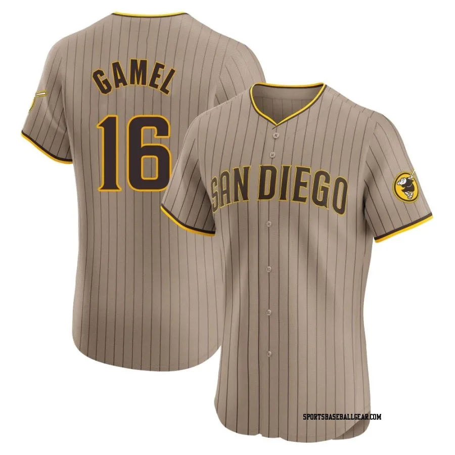 Ben Gamel Men's San Diego Padres Brown Elite Alternate Jersey