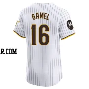 Ben Gamel Men's San Diego Padres White Elite Home Patch Jersey