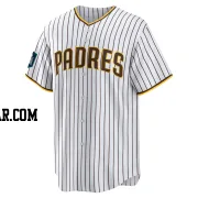 Ben Gamel Men's San Diego Padres White Game Replica 2024 World Tour Seoul Series Home Jersey