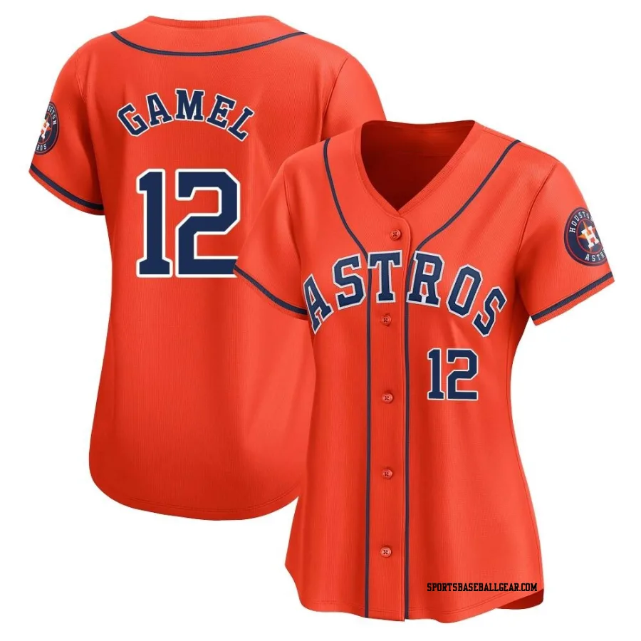 Ben Gamel Women's Houston Astros Orange Limited Alternate Jersey