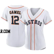 Ben Gamel Women's Houston Astros White Game Authentic 2022 World Series Home Jersey