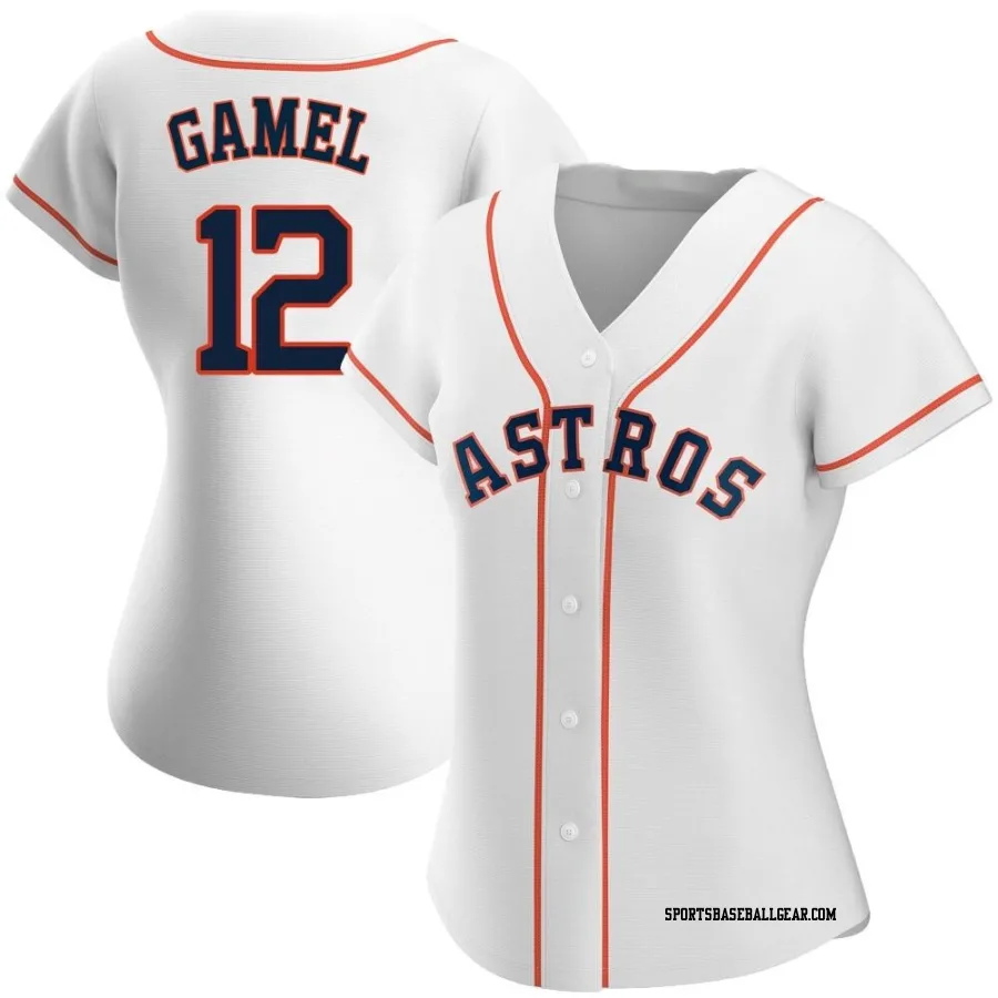 Ben Gamel Women's Houston Astros White Game Home Authentic Jersey