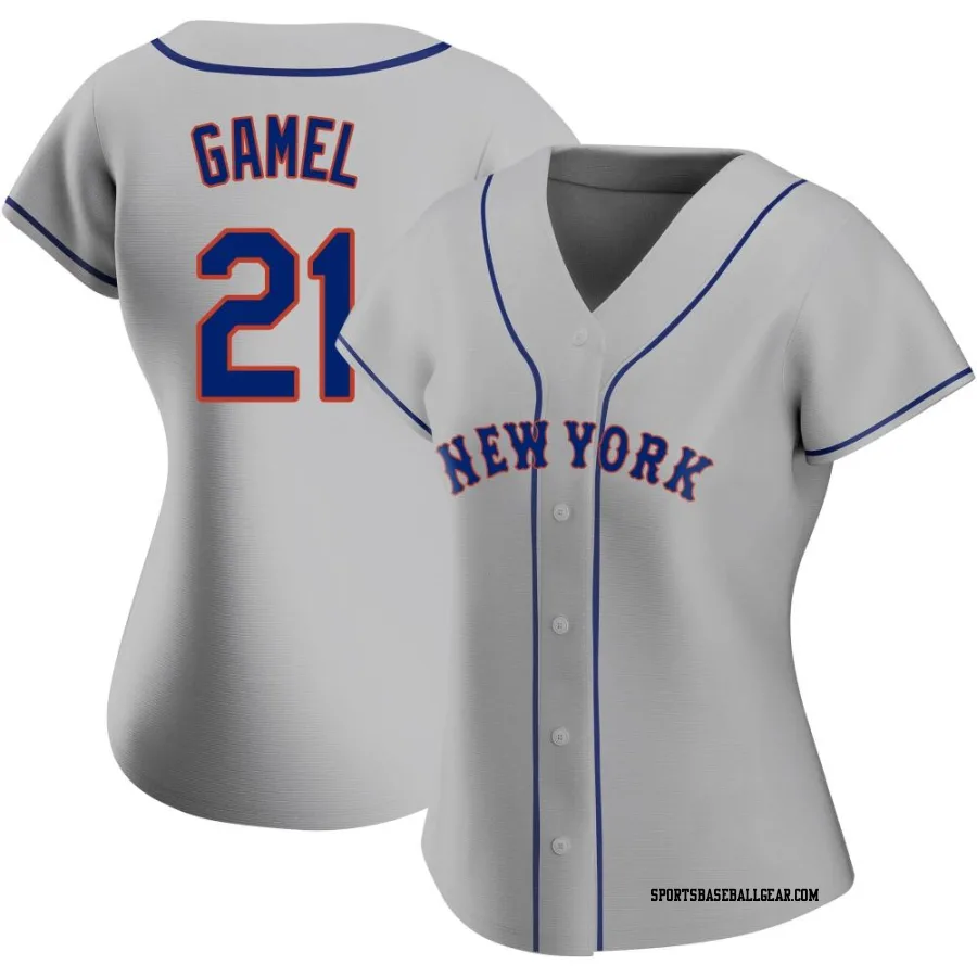 Ben Gamel Women's New York Mets Gray Game Road Replica Jersey