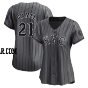 Ben Gamel Women's New York Mets Limited Graphite 2024 City Connect Jersey