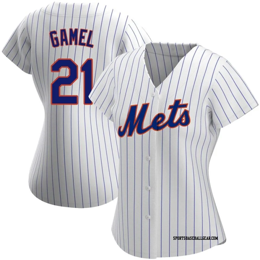 Ben Gamel Women's New York Mets White Game Home Replica Jersey