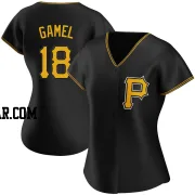 Ben Gamel Women's Pittsburgh Pirates Black Game Alternate Authentic Jersey