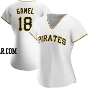 Ben Gamel Women's Pittsburgh Pirates White Game Home Authentic Jersey