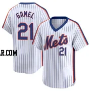 Ben Gamel Youth New York Mets White Limited Cooperstown Collection Jersey