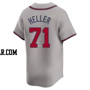 Ben Heller Men's Atlanta Braves Gray Limited Away Jersey