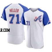 Ben Heller Men's Atlanta Braves White Authentic 2023 City Connect Jersey