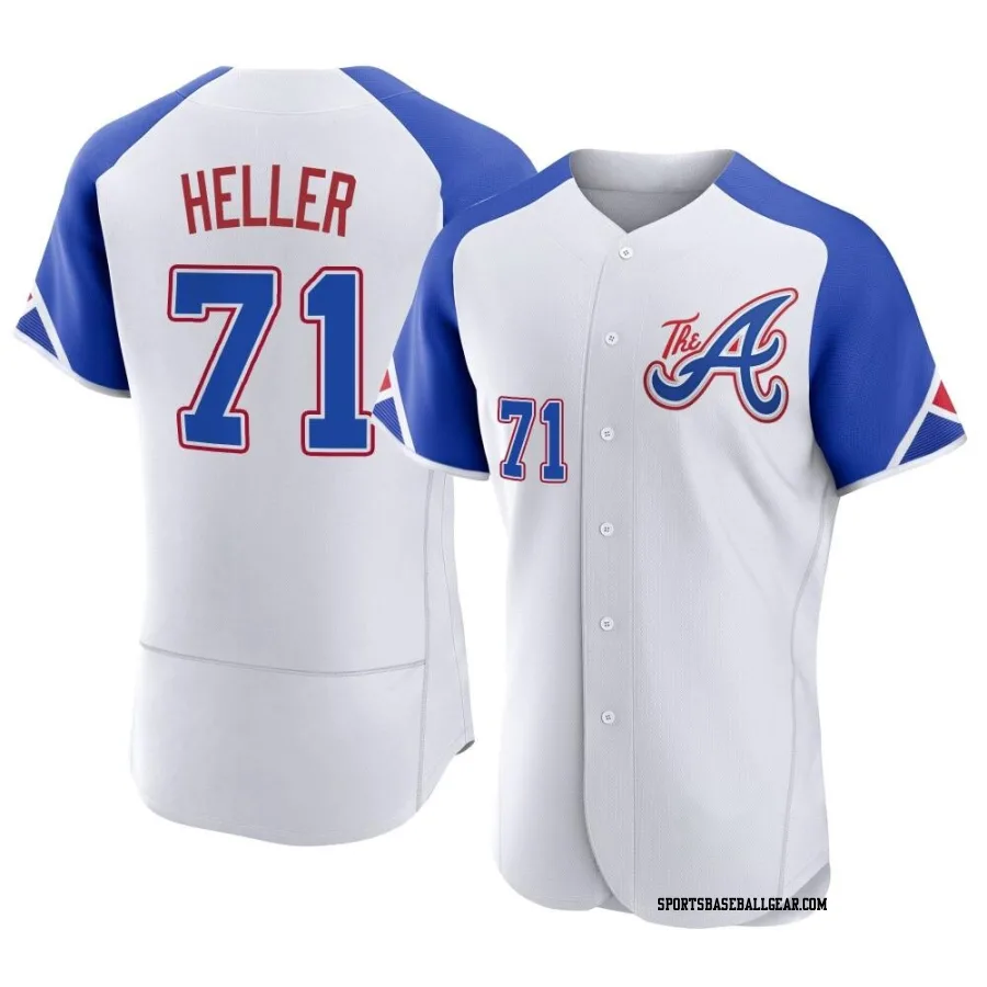 Ben Heller Men's Atlanta Braves White Authentic 2023 City Connect Jersey