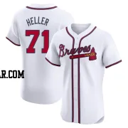 Ben Heller Men's Atlanta Braves White Elite Home Jersey