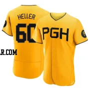 Ben Heller Men's Pittsburgh Pirates Gold Authentic 2023 City Connect Jersey