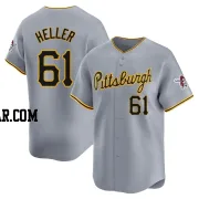 Ben Heller Men's Pittsburgh Pirates Gray Limited Away Jersey