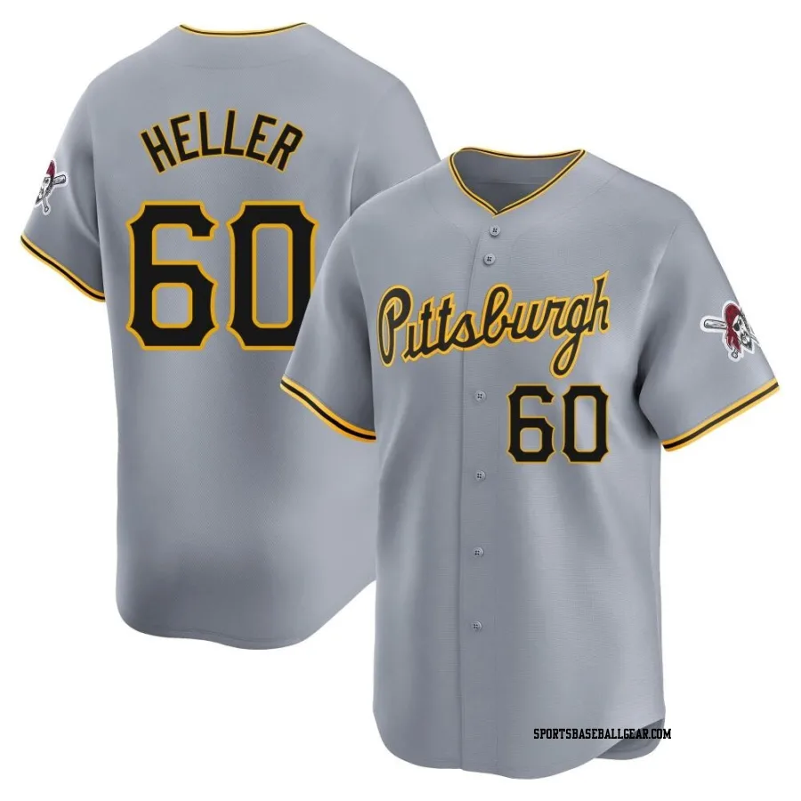 Ben Heller Men's Pittsburgh Pirates Gray Limited Away Jersey