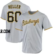 Ben Heller Men's Pittsburgh Pirates Gray Replica Road Jersey