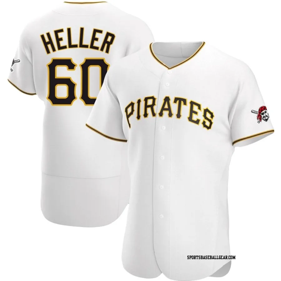 Ben Heller Men's Pittsburgh Pirates White Authentic Home Jersey