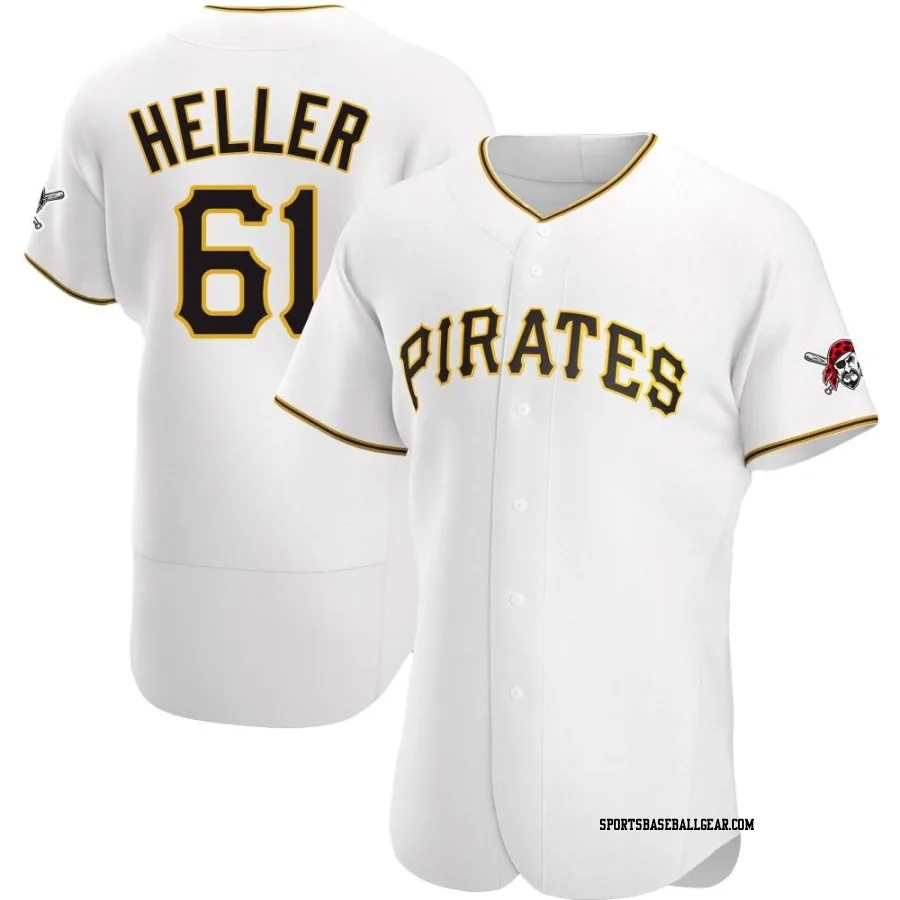 Ben Heller Men's Pittsburgh Pirates White Authentic Home Jersey