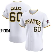 Ben Heller Men's Pittsburgh Pirates White Elite Home Jersey