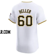 Ben Heller Men's Pittsburgh Pirates White Elite Home Jersey