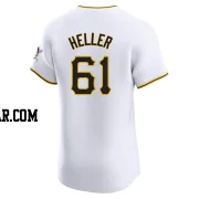 Ben Heller Men's Pittsburgh Pirates White Elite Home Jersey