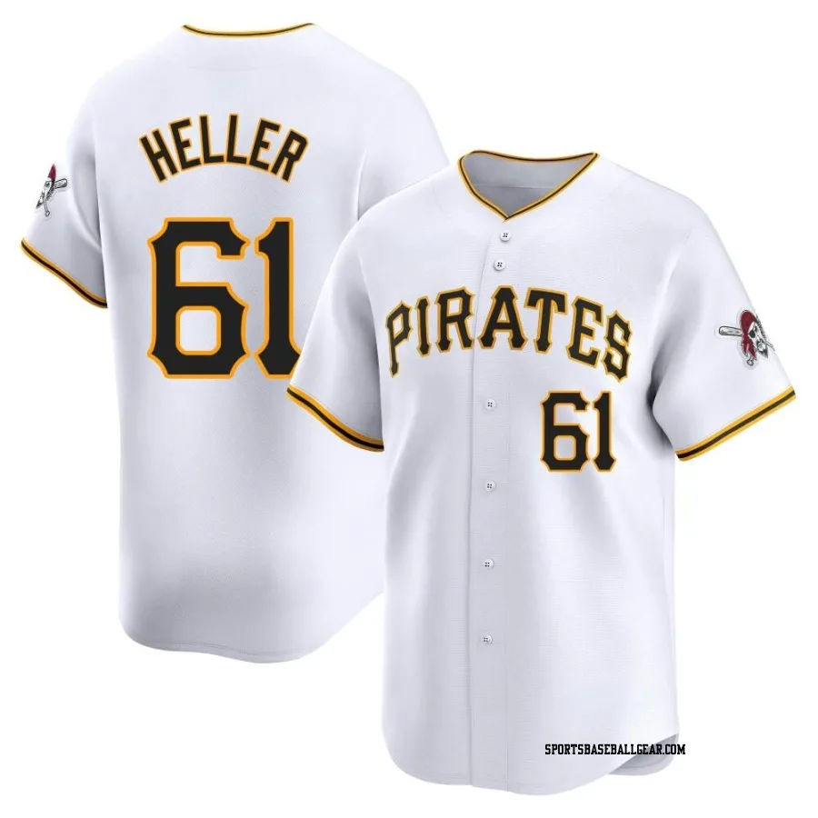 Ben Heller Men's Pittsburgh Pirates White Limited Home Jersey