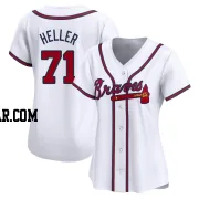 Ben Heller Women's Atlanta Braves White Limited Home Jersey