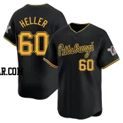 Ben Heller Youth Pittsburgh Pirates Black Limited Alternate Jersey