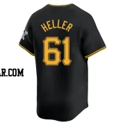 Ben Heller Youth Pittsburgh Pirates Black Limited Alternate Jersey