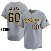 Ben Heller Youth Pittsburgh Pirates Gray Limited Away Jersey